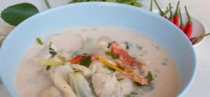 Tom Kha : mit Ananas